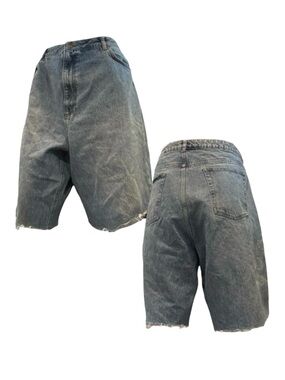 ASOS Washed Long Denim Jean Shorts